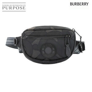 Burberry Body Belt Crossbody Bag Waist Bag Polyester Black